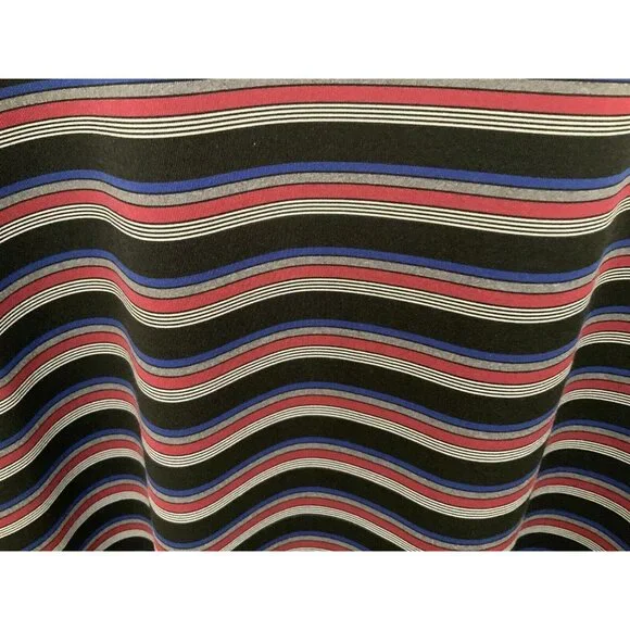 Peter Millar Polo XXL Mens Black Gray Striped Short Sleeve Summer Comfort - Picture 4 of 9